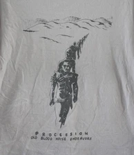 Old Blood Noise Endeavors Procession Shirt Men’s L Light Blue Graphic Tee