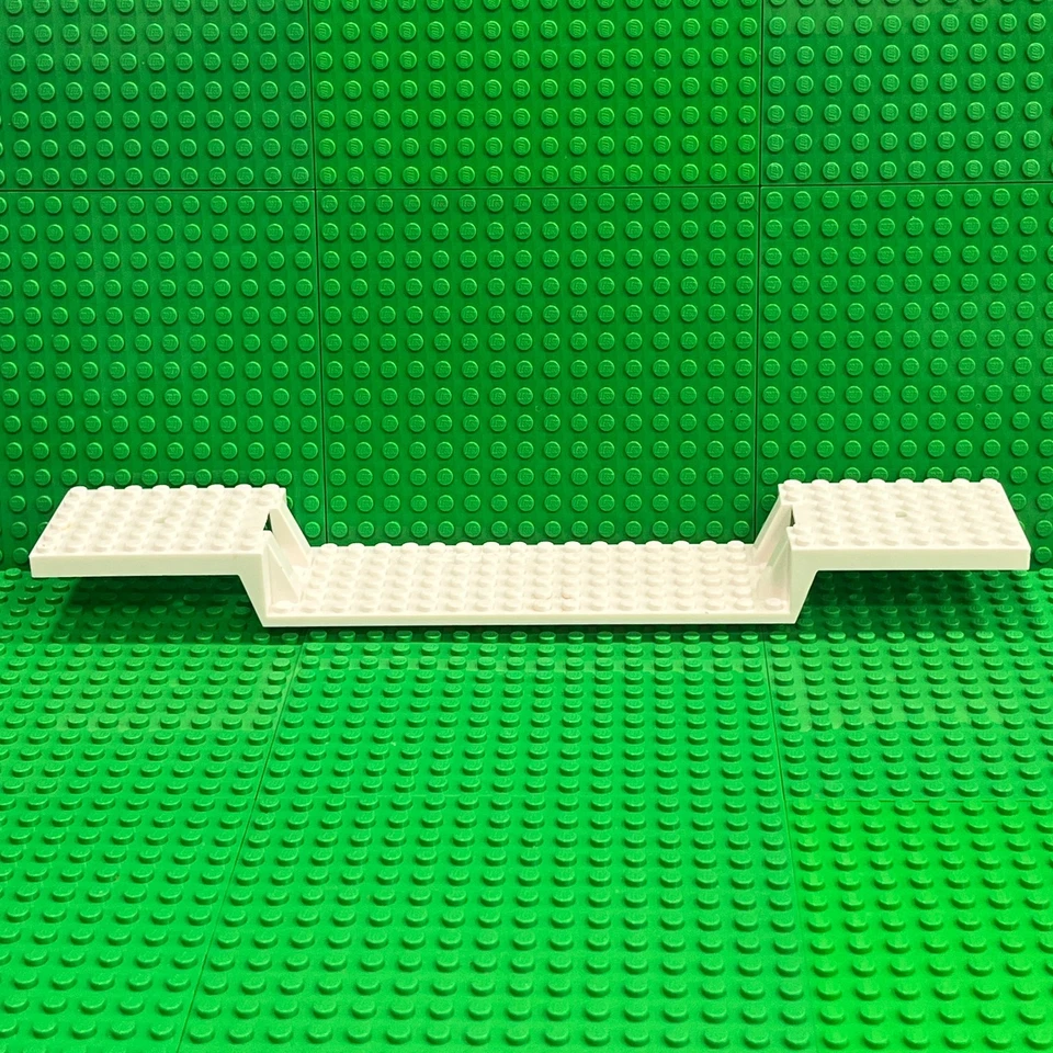 Lego 6 x 32 Split Level Tren Vagón 64954 (Blanco) Largo Camión Base Foto 3 de 4