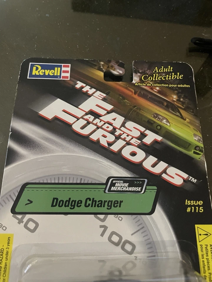 2002 Revell The Fast & The Furious Dodge Charger Issue #115 Die Cast 1:64 Movie - Image 4 of 4