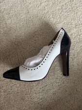 Vintage Black And White Ralph Lauren Pumps. Brand New, Originally 800 Dollars