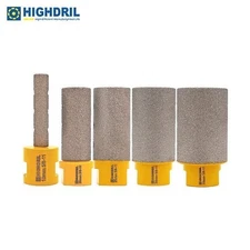 1pc 10-35mm Diamond Finger Bit Milling Core Bit Drilling Hole Saw Cutter 5/8-11