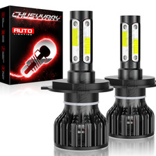 2x 9003 H4 Led Headlight Bulbs Hilo Beam White For Mitsubishi Mirage 1997-2002