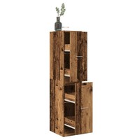 Apothekerschrank Altholz-Optik 30X41X144,5 Cm Holzwerkstoff