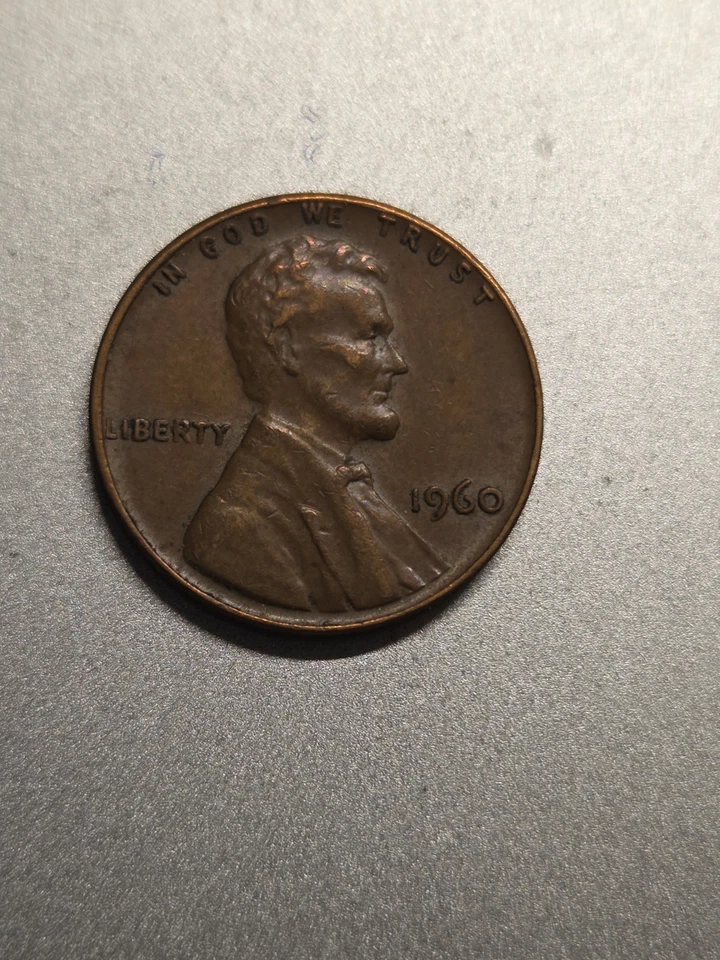 1960 1C Small Date Roll Of 50 Pennys, 15 D's, 35 plain. Circulated - Image 2 of 3