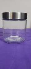 Storage Glass Jar with Stainless Steel Lid 29.75 Fl Oz.