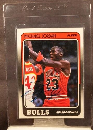 Jordan 1988 Fleer Jordan #17 Auto