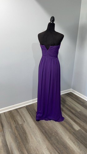 Max & Cleo Elegant Purple Strapless Evening Gown prom wedding dress size 4 NEW - Picture 6 of 16