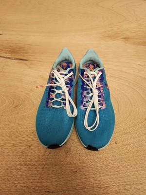 Nike Air Zoom Pegasus 37 Womens Size 7.5 Aquamarine Floral Running Sneakers 