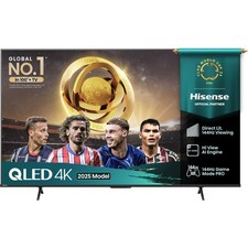 Hisense E7QTUK PRO 75" 144Hz QLED Smart AI TV with Freely - 75E7QTUK-PRO