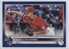 2022 Topps Series 2 Retail Royal Blue Austin Warren #495 ut4