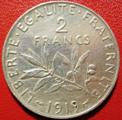 France. Belle 2 Francs semeuse 1919. SUP/SUP+ - Photo 1/2