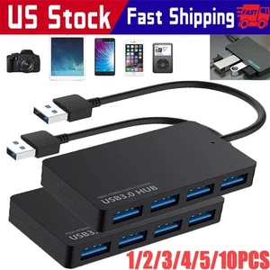 4 Splitter de Hub de Port pour PC Mac MacBook Notebook Ordinateur portable de bureau Lot portable