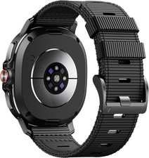 Rugged Nylon Strap Compatible with Samsung Galaxy Watch 8 40mm 44mm