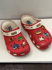 Crocs Sonic The Hedgehog Limited Ed Red Jibbitz J6  READ 