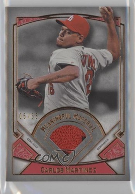 #ad 2017 Topps Museum Collection Copper 5 35 Carlos Martinez #MM CM 0a6 $6.23