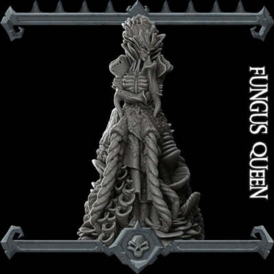 Fungus Queen - Wargaming Miniatures Monster Rocket Pig Games D&D, DnD