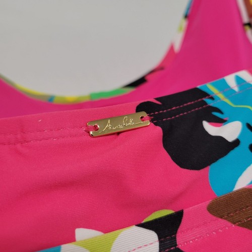 Anne Cole Cabana Party Tri Tankini Swim Top Floral Print NWT Plus Size 22W - Picture 12 of 14