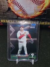 2022 Nick Castellanos Topps Stadium Club Chrome #17 Blue Refractor #/199