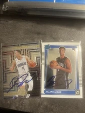 2021-22 Panini Jalen Suggs Optic Rated Rookie In-Person On-card Autograph No Aut
