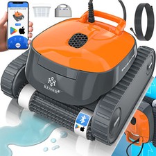 RETOURE Poolroboter Poolsauger bis 100m² Pool Reiniger Sauger Roboter kabellos
