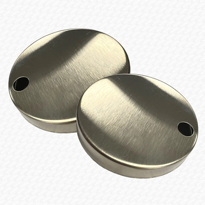 60 mm Durchmesser Messing gebürstet Top Fix WC-Sitz Scharnier Befestigungen nur Abdeckungen PAAR