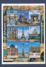 MADAGASCAR MADAGASIKARA - MNH S/S - France Architecture, Eiffel Tower, 1999 --a