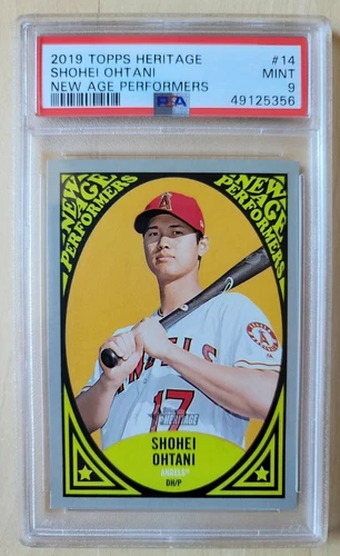 🔥2019 Topps Heritage Baseball #14 Shohei Ohtani New Age Performers PSA 9 Pop 18