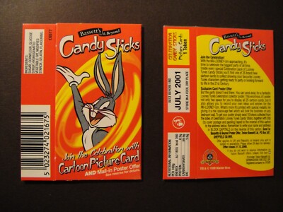 BARRATT BASSETT LOONEY TUNES BUGS BUNNY DONALD DUCK TAZ SWEETY PIE PAKET (C)