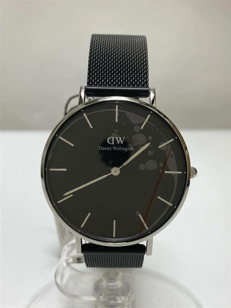 Daniel Wellington Petite Ash Quartz Dw00100308 black Wristwatch eBay