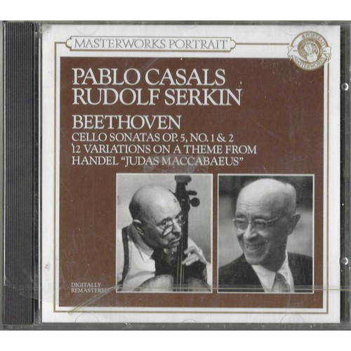 Beethoven CD Cello Sonatas Op. 5, No. 1,2, 12 Variations On IN Thema From Handel