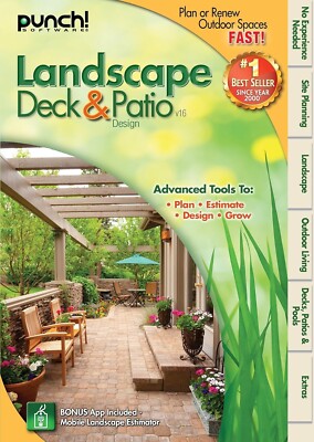 Encore Punch Land Deck Patio Software **Brand New**