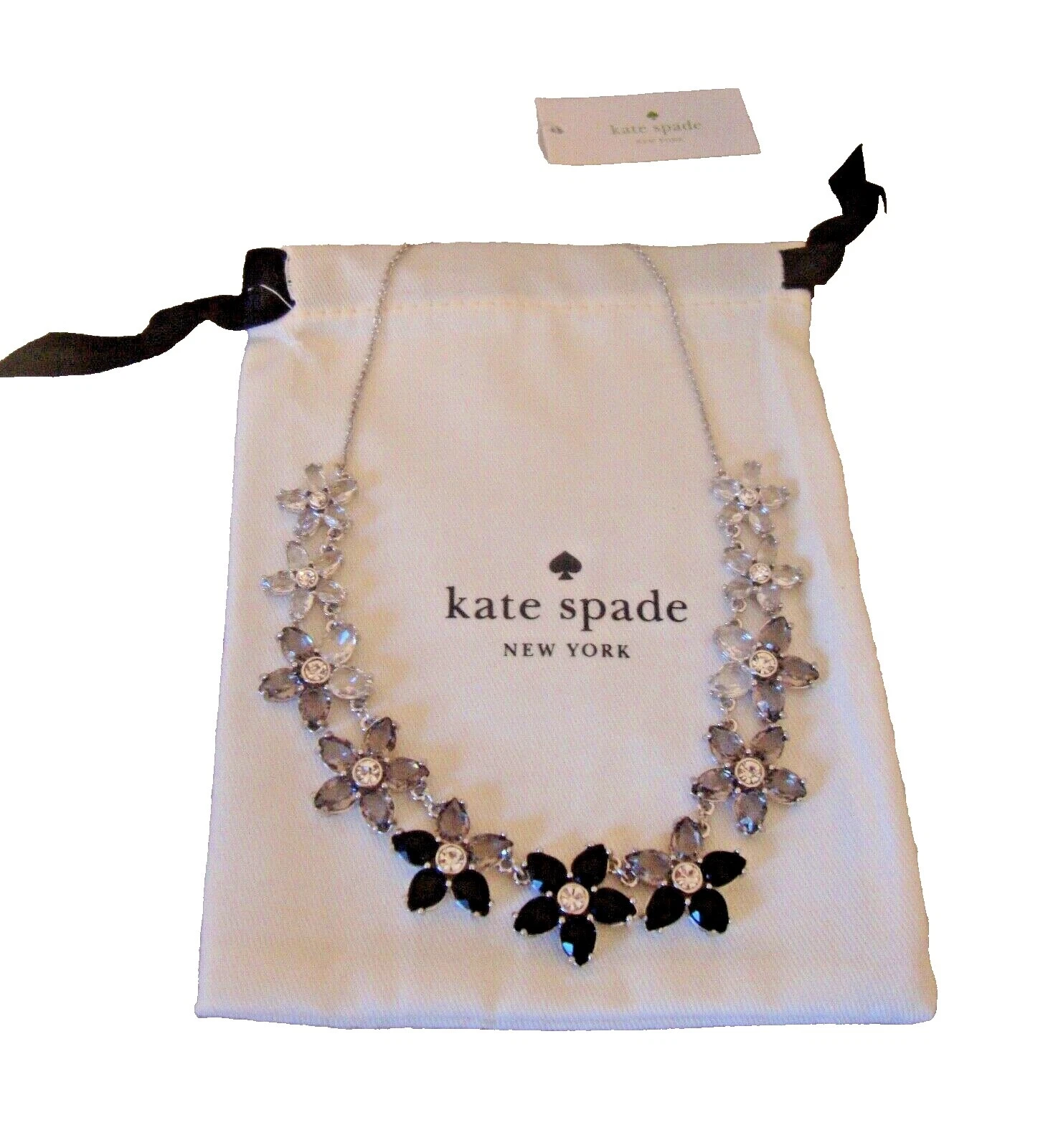 Kate Spade New York Cristal Collares y colgantes De Moda Negro