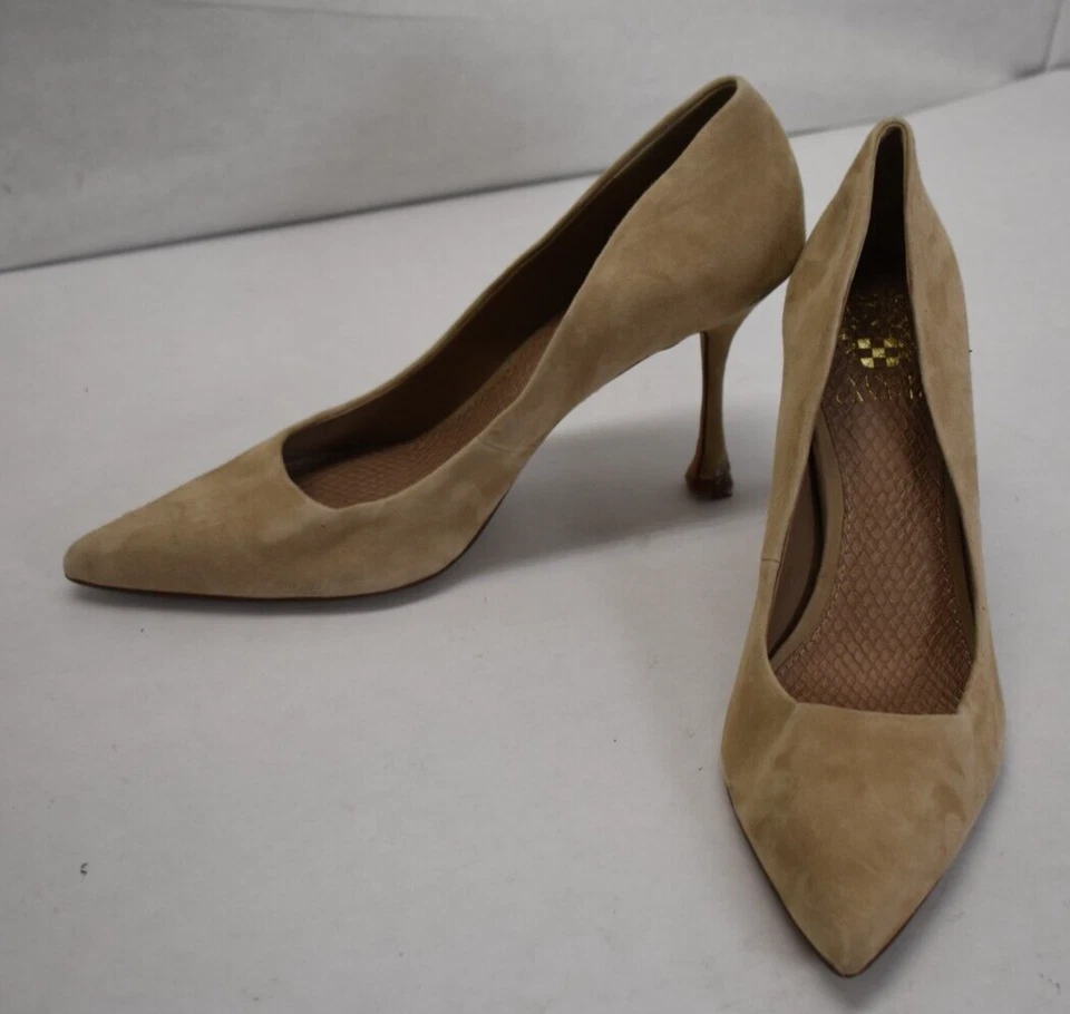 Zapatos de tacón alto Vince Camuto Akenta punta 4" beige para mujer talla 11 Foto 2 de 4