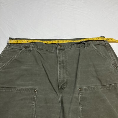 VTG 90s Carhartt B136 MOS Green Union Made In USA Double