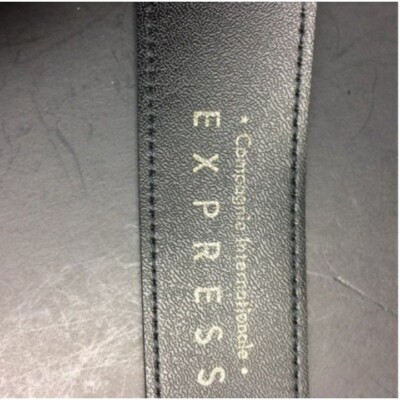Limited Express Belt M As Is 35 Inch Black Suede Gold Chunky Buckle Vintage Soft Limited Express Belt M As Is 35 Inch Black Suede Gold Chunky  main image 3