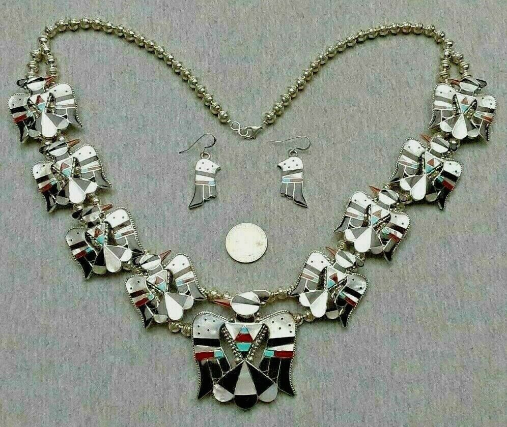 379 Gram Vintage Native American Jewelry Navajo Persin Turquoise Sterling Silver Squash Blossom Necklace 379 Gram Vintage Native American Jewelry Navajo Persin Turquoise Sterling Silver Squash Blossom Necklace
