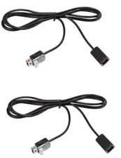 Two SNES, NES Classic Mini Edition, Wii U, Wii  Extension Cables (6 ft ) Bulk