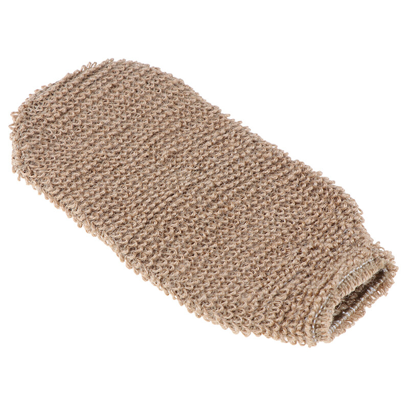 Natural Fiber Bath Exfoliating Glove Scrubber Washcloths Bathing Glove Mass&P1 eBay