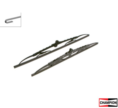 2x CHAMPION K58D Wischblatt für ALFA CADILLAC CHEVROLET FIAT FORD HONDA SUZUKI