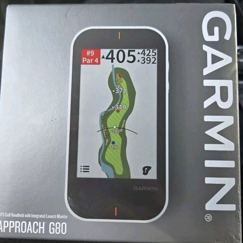 Garmin Approach G80 GPS Da Golf Portatile | Touchscreen 3.5" Con Monitor Di Lancio Integrato