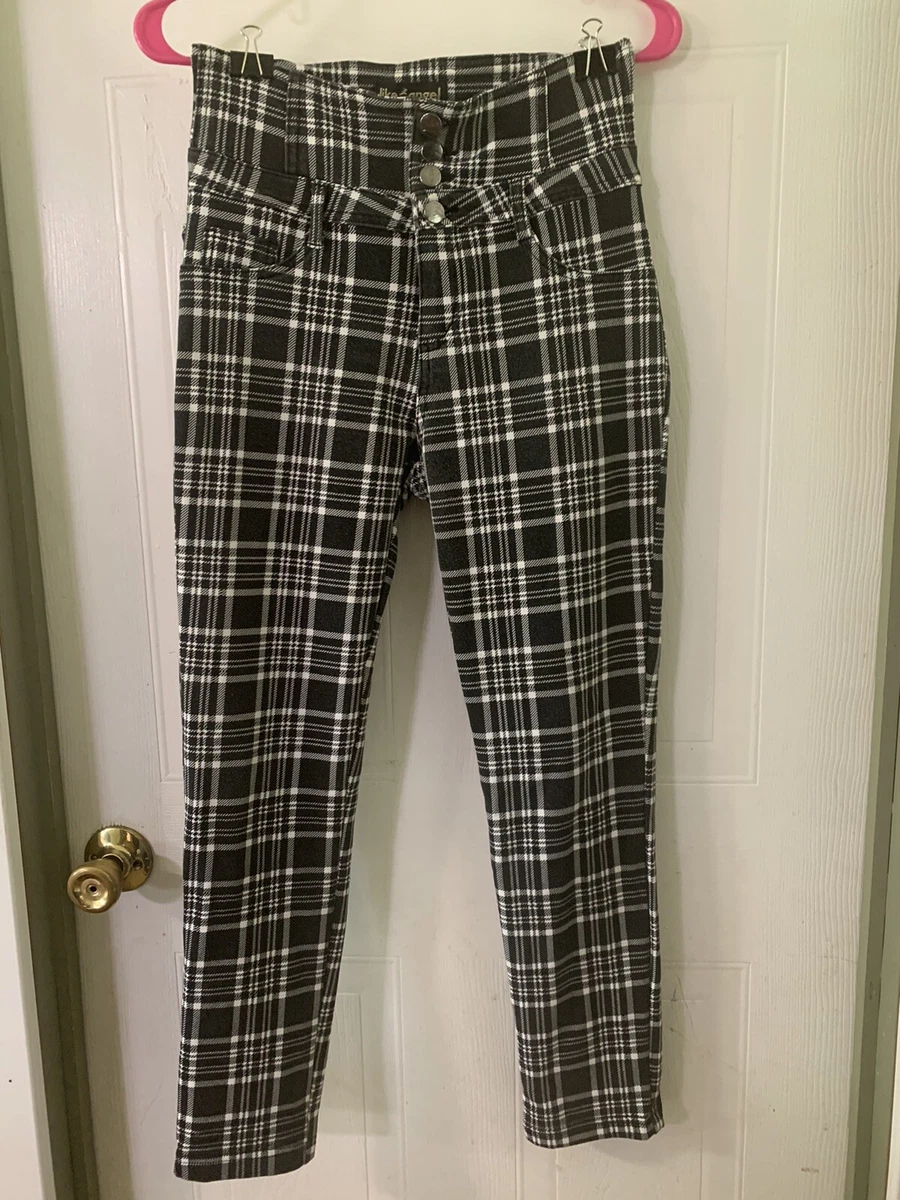 Trendy checkered deals pants