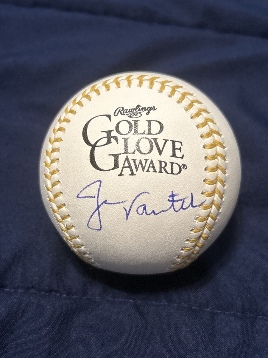 JASON VARITEK Red Sox Signed Official GOLD GLOVE Baseball Catcher