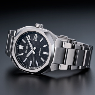 SEIKO ASTRON NEXTER SBXY063 DYNA Titanium Radio Solar Watch Black