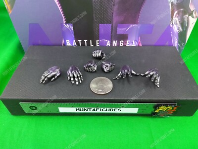 Hot Toys MMS520 Alita Battle Angel 1/6 Cyberpunk Action Figure's 7 hands only