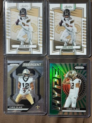 Chris Olave 2023 Absolute Prizm Lot