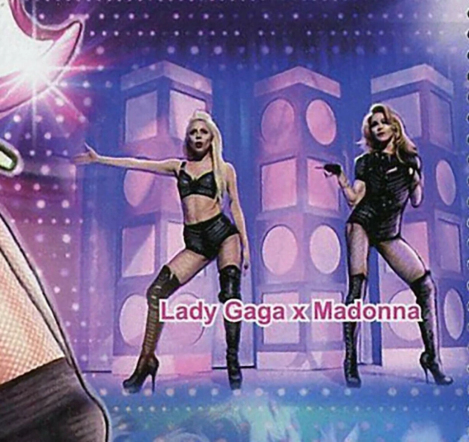 Folha de lembrança Madonna Stamp Lady Gaga música mulher famosa MNH #5851 / Bl.1032 - Imagem 4 de 4