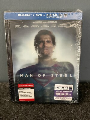 Movie: MAN OF STEEL Target Exclusive BLU-RAY DVD DIGITAL HD Brand NEW 