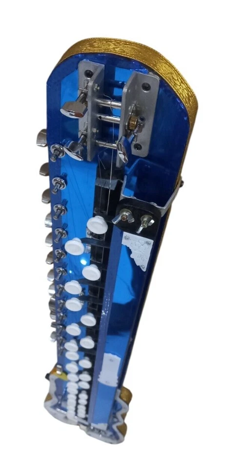 Banjo Acoustic Indian Model Bulbul Tarang Electrical String Picks Jack Cable - Image 3 of 4