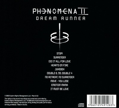 PHENOMENA - DREAM RUNNER NEW CD