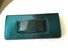 La Regale New Teal Faux Leather  Handbag CAN BE WORN AS CLUTCH OR SHOULDER BAG